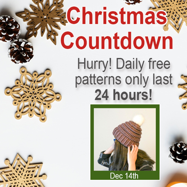 Christmas Countdown – Day 14 – The Crochetpreneur Free Pattern